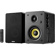 Sanyun SW206 Altoparlanti Da Studio HiFi 80W – Bluetooth 5.4, Ottico, Coassiale, USB DAC 24bit, Cabinet In MDF, Rosso