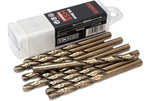 Ferrcan- Forets pour métal HSS DIN338 M35 cobalt de 3-7mm (pack de 10 unités) (6.5mm)