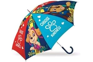 KIDS LICENSING Kids Polyester Umbrella, Lightweight, Durable and Windproof, PVC Umbrella, Perfect Protection for Unisex Childrens, Protection for Rainy and Sunny Days, Ideal for Outdoor Adventures School 3-7 Years