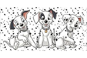 Jerry Fabrics Disney 101 Dalmatian Lucky Serviette de Bain Multicolore 70 x 140 cm