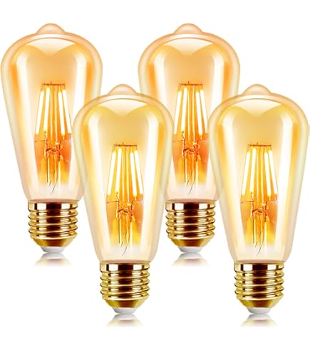 Lampadina LED OSRAM Vintage 1906, Attacco E27, Forma ST64, Vetro Trasparente, Luce Calda 2200 Kelvin, Dimmerabile, Sostituisce Una 60W, Effetto Filamento, Perfetta Per Lampade Retrò E Industriali.