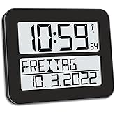 TFA Dostmann 60.4512.01 TimeLine Max Radio-controlled Clock
