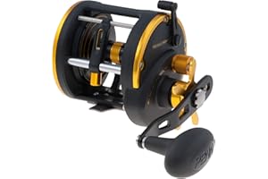 Penn Carretes de Pesca Squall Level Wind SQL30LWLH Manivela Izquierda Curricán Barco