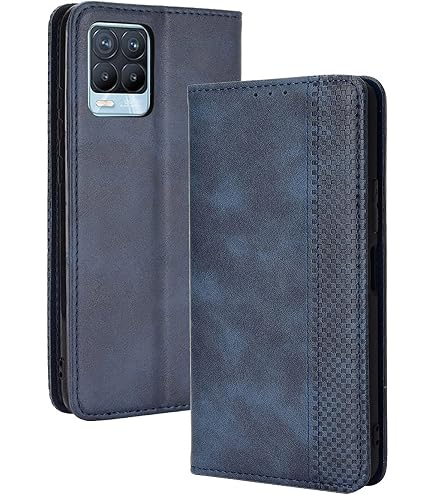 WEIOU Leather Folio Cover per OPPO A16 / A16s / A54s, Custodia in Pelle PU Magnetica Libro Flip Portafoglio con [Funzione Stand]. Nero