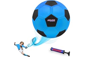 Kickerball - Curve and Swerve Football Toy - Kick Like The Pros, Great Gift for Boys and Girls - Perfect for Outdoor & Indoor Match or Game, Bring The World Cup to Your Backyard
