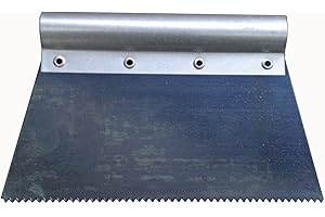 Nespoli Spatola per Colla Manico Ferro 200mm Dente Medio