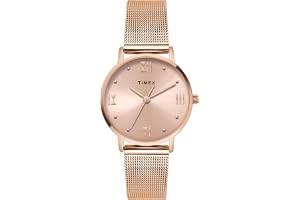 TIMEX Analog Watch for Women with Round Dial & Water Resistant Women's Wrist Watches
