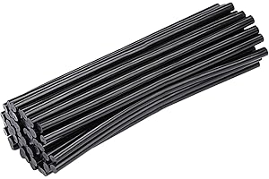 KEESIN Heißklebestifte,50 Stück Klebesticks 11mm x 190mm Klebesticks Schwarz Heißkleber für Heißklebepistole für Heimwerken Reparieren Dekorieren