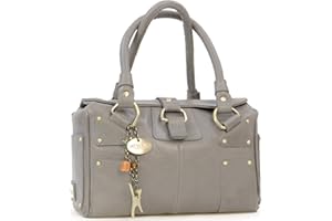 Catwalk Collection Handbags - Women's Leather Top Handle/Shoulder Bag - CLAUDIA