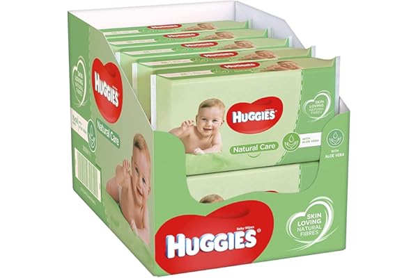 560 Lingettes de nettoyage per hygiène nouveaux nés enfants Huggies Unistar lingettes