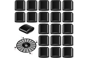 HJZHII 20 paraurti in gomma per friggitrice ad aria, presa da 0,8 cm, accessori di ricambio per friggitrice ad aria, coperture protettive in gomma antigraffio in silicone per friggitrice ad aria