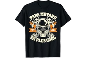 DICTONS DE MOTARDS FRANÇAIS Motard Papa - Fête Des Pères Moto Cadeau Motorcycle Motards T-Shirt