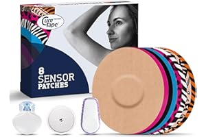 CureTape Sensor Patches - Parches para fijación de sensores - Parches para Freestyle Libre, Dexcom y Medtronic Guardian - Certificado TÜV - Variantes únicas (Mixto)