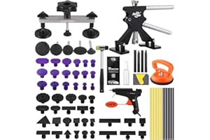 Fly5D Car Paintless Dent Repair Kit,Dent Removal Tools Lined Dent Board, 100W Glue Gun for Repair Hammer for Auto Small Dent Remover
