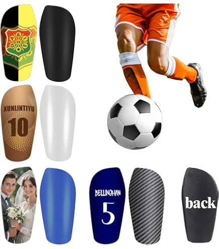 Protège-Tibias Personnalisés Pour Football - Protection Sportive Avec Design Unique, Idéal Cadeau Footballeur