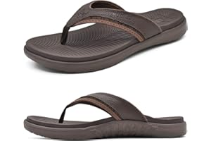 KuaiLu Sandalen Herren mit Klettverschluss Bequeme Plantar Fasciitis Arch Support Sommer Hausschuhe Offener Zeh Rutschfest Sport Gummisohle