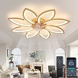 Ventilatore Da Soffitto Con Luce E Telecomando, Silenzioso, APP, Funzione Di Temporizzazione Ideale Per Camera Da Letto Bagno Soggiorno E Cucina45cm 88618471