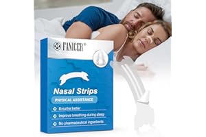 FANICER 50 Tiras Nasales Antironquidos para dormir, Alivia la Congestión Nasal Nasal Strips para evitar ronquidos y respirar mejor tiras antironquidos nasal, Mejorar el Sueño