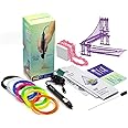 3Doodler Flow 3D Printing Pen for Teens, Adults & Creators! - Black - with Free Refill Filaments + Stencil Book + Getting Started Guide