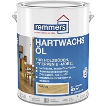 Remmers Olio di cera dura incolore, 0,75 litri, olio di cera dura per interno a base di oli naturali, adatto per pavimenti in legno, mobili in legno massello e pavimenti in sughero Remmers Olio di cera dura incolore, 0,75 litri, olio di cera dura per interno a base di oli naturali, adatto per pavimenti in legno, mobili in legno massello e pavimenti in sughero