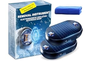 BNOYONERAS Auto Enteiser Elektromagnetische Tragbarer Kinetischer Molekularheizer Schneeräumungswerkzeug Elektromagnetisches Antifrost Mikrowellen Molekular Enteisung Instrument (2 pcs)