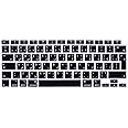 Se7enline Arabic Keyboard Cover Compatible with MacBook Air 13 inch Keyboard Skin A2337/A2179 2023 2022 2021 2020 Soft Silicone Skin Protector for MacBook Air 13-inch M1 EU/UAE Layout,Black