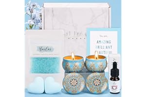 BAICAI Vanilla Birthday Pamper Gift for Women, Relaxation Pamper Hamper Gifts for Women Self Care package for Her, Ladies Spa Sets Bath Gift Sets Get Well Soon Gifts for Women Best Friend Bestie Sister Mum