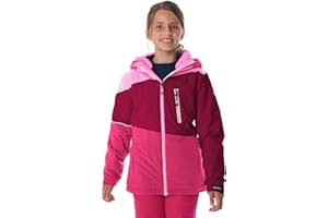 Killtec Mädchen Ksw 331 Grls Ski Jckt Skijacke/Funktionsjacke mit Kapuze und Schneefang