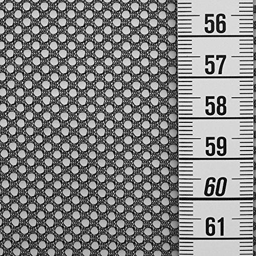 Insektenschutz – Fliegengitter – Schutznetze – Baldachin – Mückenschutz – Stoff – Meterware – 100 % Polyester (Schwarz) - 2