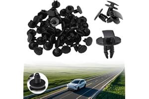 Xerteam 100 Clips de Fixation Voiture, Fixation Rivet Plastique Remplacement Clips Voiture Fender Clips de Fixation Clips de Voiture Fixation Parechocs Pieces Auto Compatible avec Peugeot