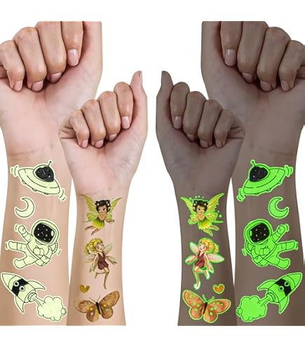 Tatuaggio di Natale per bambini, 144 pezzi, decorazione natalizia, tatuaggio temporaneo per ragazzi e ragazze, adesivi per tatuaggi di Natale, feste