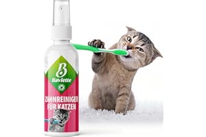 Baviette Katzenpflege – 100ml Zahnreiniger für Katzen – Sanfte, mikrobiologische Mundpflege ohne Bürste – geruchs- & geschmacksneutral, alkoholfrei & ohne Duftstoffe – zur täglichen Maulpflege