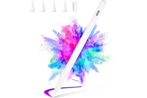 HZD Stylus Pen for iPad with Palm Rejection, Pencil for iPad 10th/9th/8th/7th/6th Gen, (2018-2023) iPad Pro 11/12.9, iPad Air 5th/4th/3rd Gen,iPad Mini 6/5 with 4ps Nibs