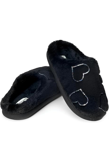 Chaussons Femme Hiver Fourrés - Pantoufles Antidérapantes En Fausse Fourrure, Motif Léopard, Silencieuses