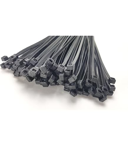 100 Fascette Cablaggio Stringicavo 3.5X200mm Colore Nero Per Legare Fili Cavi Sku 11168 82947863