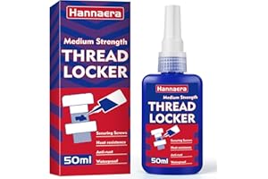 ‎HANNAERA Hannaera Schraubensicherung Mittelfest 50ml, Abschließbare und versiegelnde Muttern, Schrauben, Befestigungen und Metalle, Schraubenbefestigung Gegen Verlust und Auslaufen
