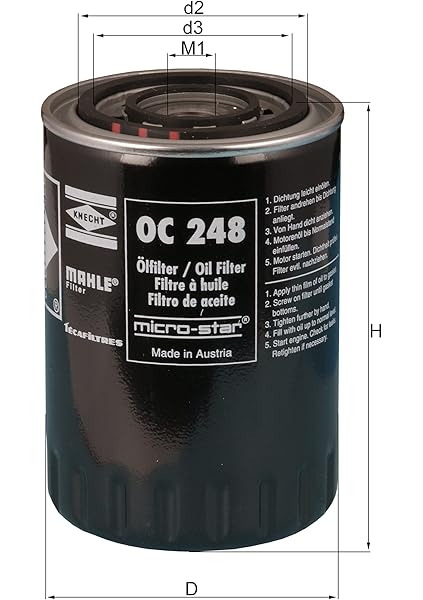 Mahle Knecht Oc 248 Ollfilter Amazon De Auto Motorrad