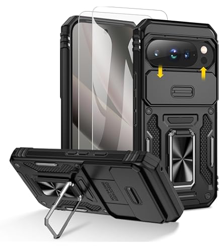 Lunivop Compatible With Google Pixel 9a Case 360° Metal Rotated - View #11