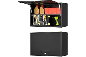 ‎SIGHTLIFE Sightlife Werkstattschrank Hängeschrank Werkzeug-Wandschrank Werkzeugschrank Metall Lochwand Werkzeugwand Stahlschrank Wandregal abschließbar 55x 80 x 40cm(HxB xT)