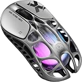 GravaStar Mercury X Ultra Light Gaming Mouse &ndash; Magnesium Alloy, 32,000 DPI, PAW 3950 Sensor, 1K Polling Speed, Three Modes, RGB, Er