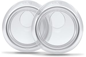 Vaso Recolector de Leche Elvie Catch | Juego de dos discretos vasos de silicona antigoteo, para reutilizar la leche | Vaso Recolector de Leche Reutilizable