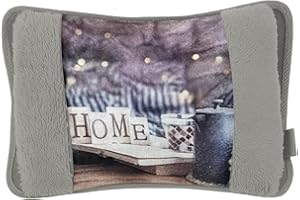NARCISO Borsa Acqua Calda Elettrica per Ciclo, Mani, Schiena, Riscaldante, Scaldino Elettrico da Letto Scaldaletto Portatile, Boule Acqua Calda Elettrica, Sicura, Riscalda Velocemente (Home)