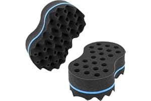 Beauty7 Podwójne strony w jednym Twist Afro Magiczna gąbka do włosów Fala Curl Szczotka do włosów z pianki żelowej blokującej salon fryzjerski