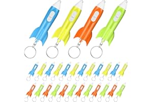 flintronic Mini Lampe de Poche Porte-Clés, Lot de 28 Lampe Torche LED Portable, Petite Porte-Clés Torche pour Enfants, Jouet Pratique, pour Extérieur, Camping, Randonnée, Urgences, Cadeau Enfant