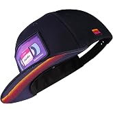 Nebelkind Snapback Cap for Men and Women, Dark Blue, One Size Fits Most, Unisex, Street Style, Straight Brim, Retro