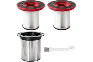 Ersättningsfilter för Bosch Unlimited 7 tvättbart HEPA-filter rostfritt | Högpresterande filter med rengöringsborste, obegränsat med 7 modeller för allergiker BKS711XXL BBS711W BBS712A BCS