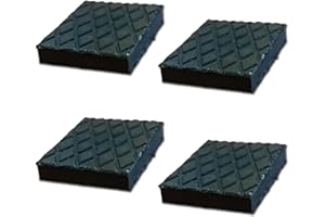 ‎CARALL 4 Stück Hebebühne Pad Gummipuffer Rechteck Kompatibel mit Ravaglioli Corghi OMCN (140 x 110 x 20 mm)