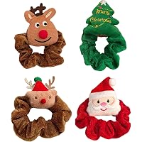 Coole Weihnachts-Haarspangen Für Damen & Mädchen – Lebkuchen, Weihnachtsmann, Baum & Schneemann Design – Samtig & Rutschfest