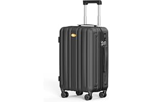 MGOB Cabin Suitcase, Carry On Suitcase with Spinner Wheels, Lightweight Luggage 55x40x20CM, TSA Approved, Hard Shell Trolley Travel Suitcases, Polycarbonate(PC), 20"