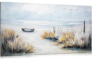Arborus Oil Painting on Canvas 60 x 120 cm Wall Pictures Sea Canvas Picture Handmade Painting Wall Art Wall Decoration Picture for Living Room Bedroom Office Decoration Hotel Decoration Wall Picture